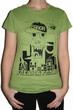 „Monster City“ T-Shirt - Girls - Kiwi Green