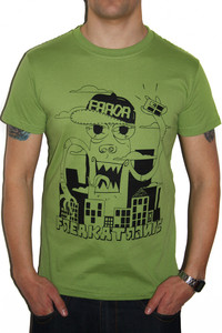 Monster City“ T-Shirt - Boys - Kiwi Green